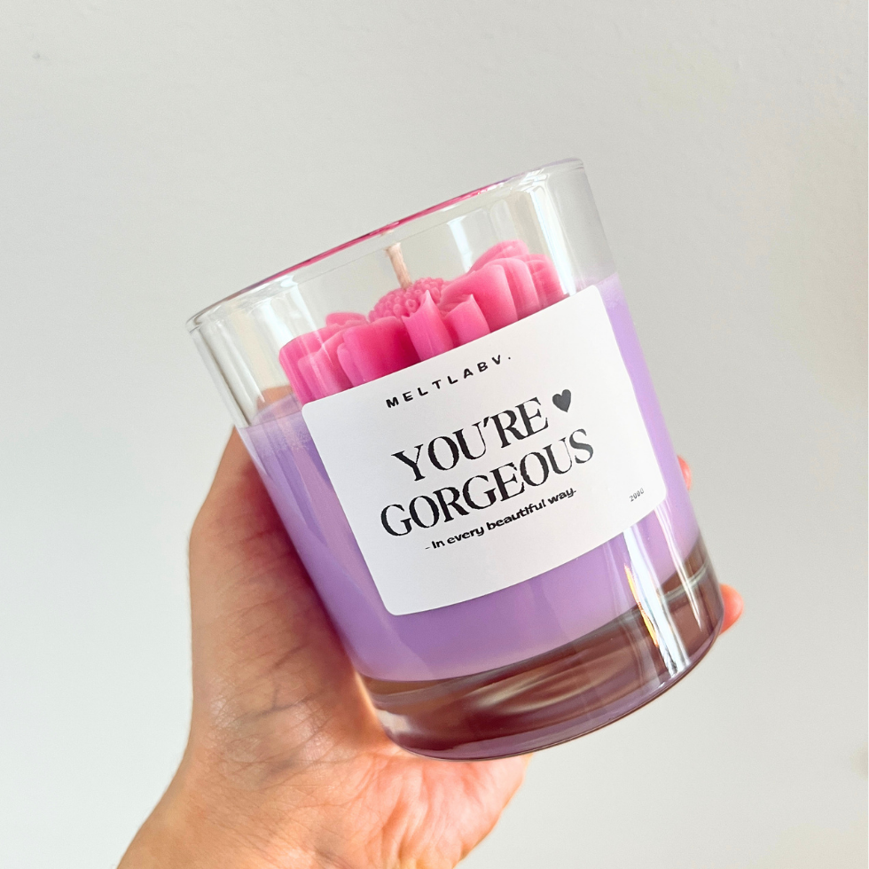 Premium Veganskt Doftljus You're Gorgeous - Fyllig, smörig och söt vaniljdoft