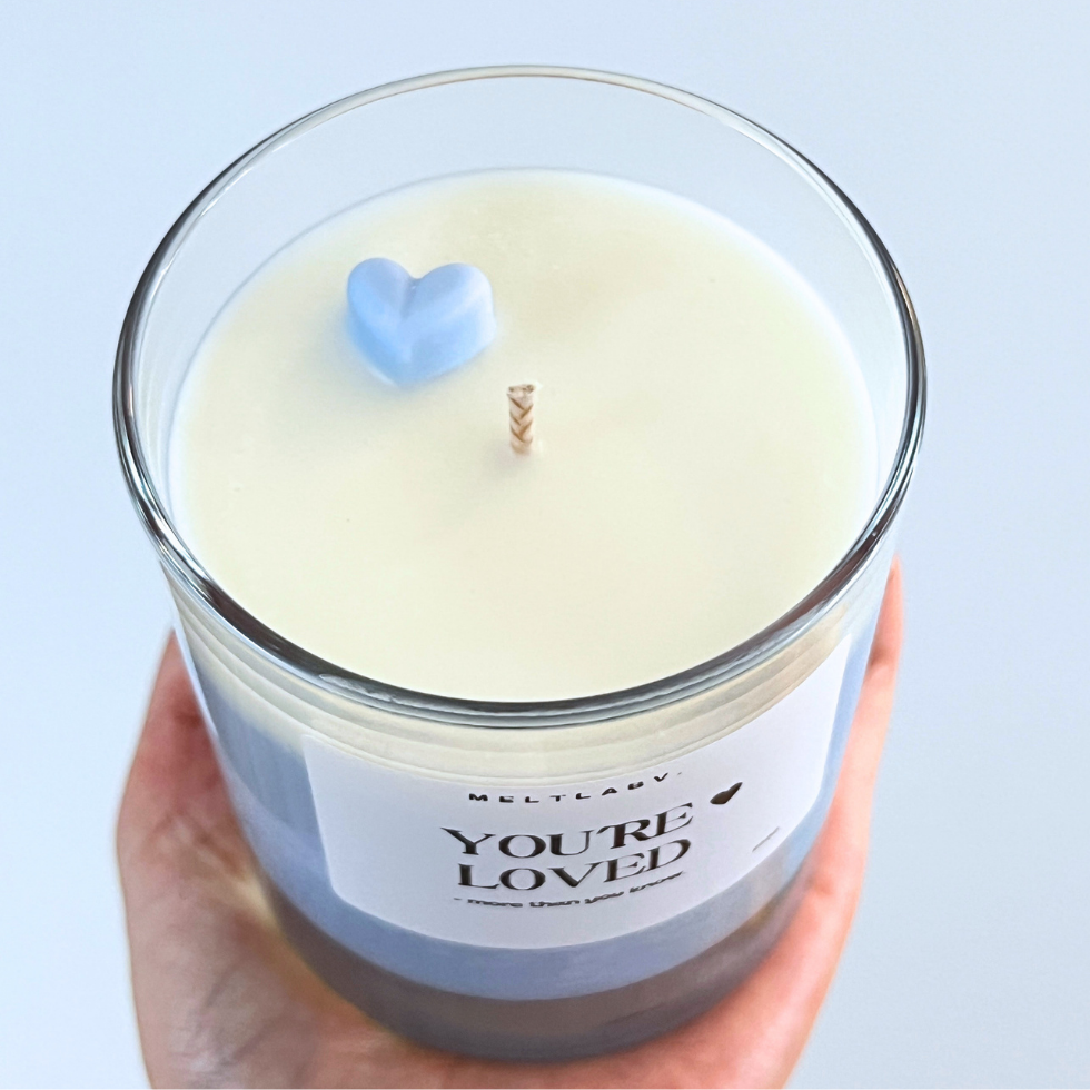 Premium Veganskt Doftljus You're Loved - Färsk ananas och kokos