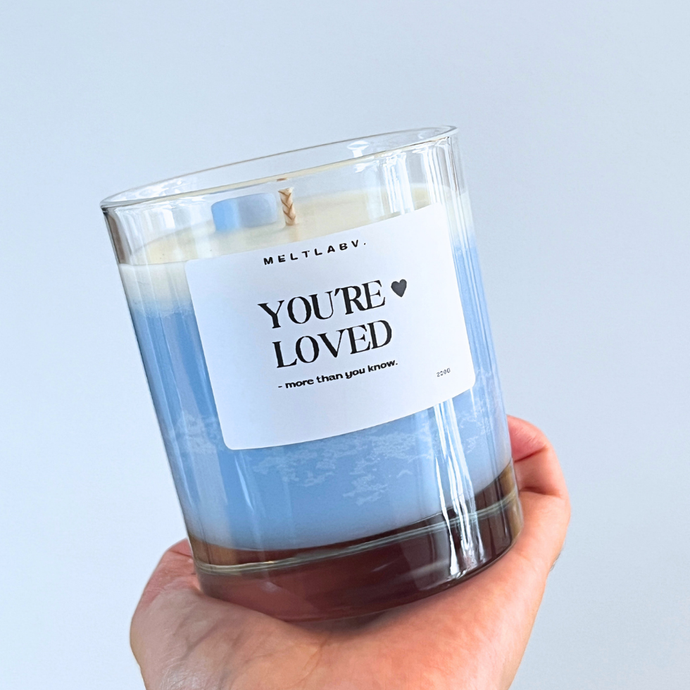 Premium Veganskt Doftljus You're Loved - Färsk ananas och kokos