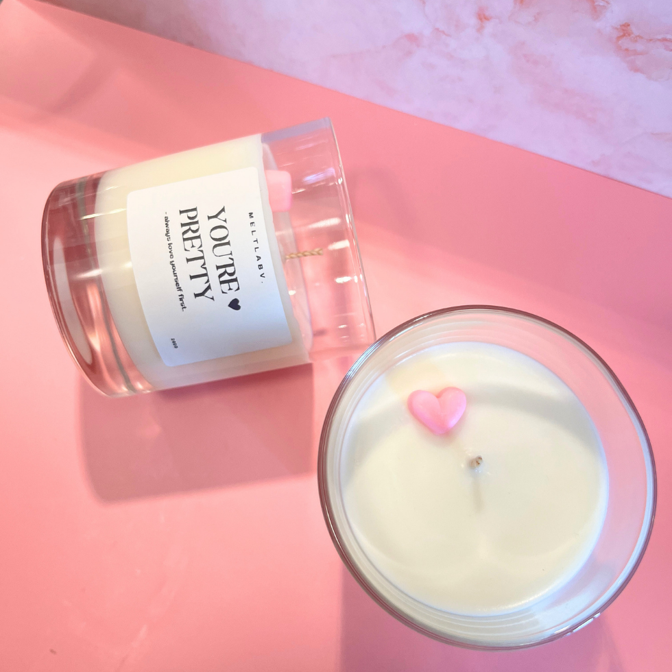 Premium Veganskt Doftljus You're Pretty - Passionfrukt, mango, vanilj