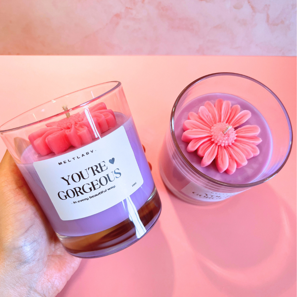 Premium Veganskt Doftljus You're Gorgeous - Fyllig, smörig och söt vaniljdoft