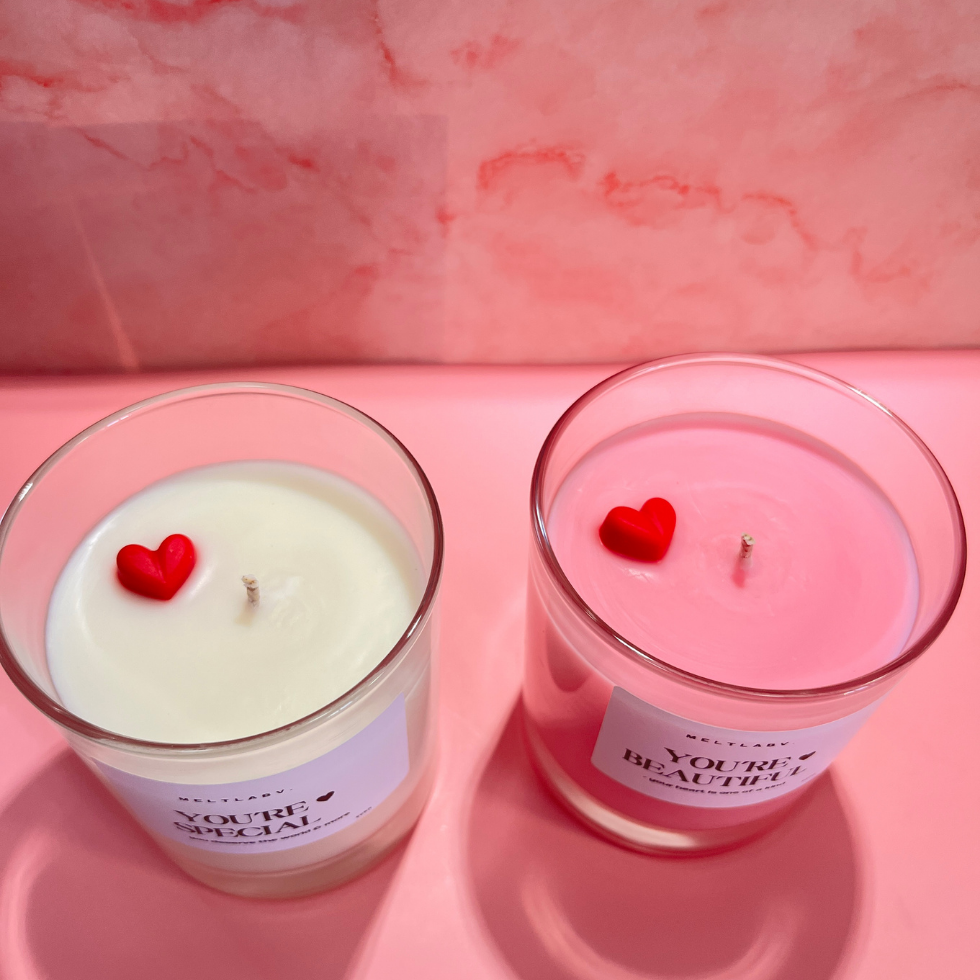 Premium Veganskt Doftljus You're Beautiful – Pistage, mandelkräm, kokos