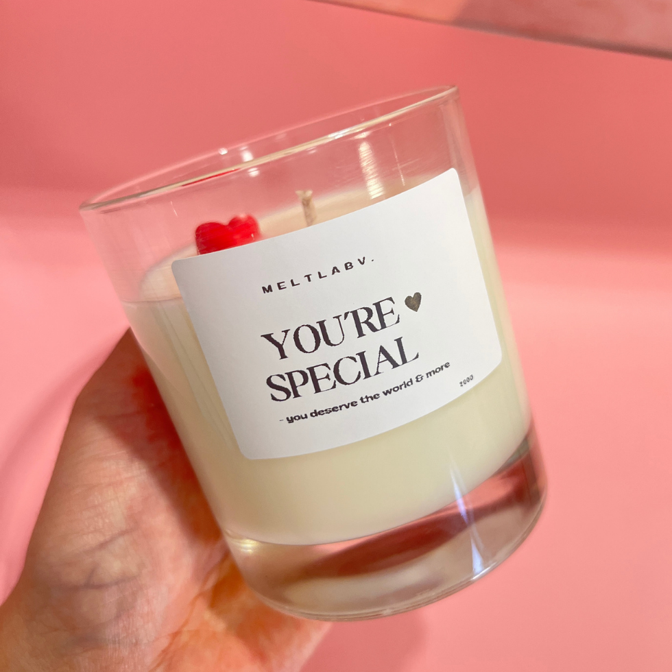 Premium Veganskt Doftljus You're Special – Nötig, varm choklad